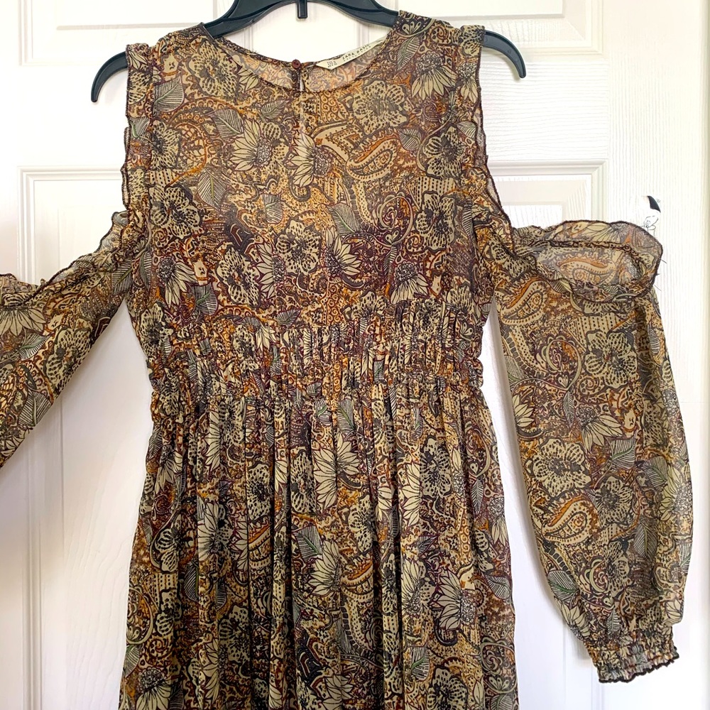Zara chiffon dress